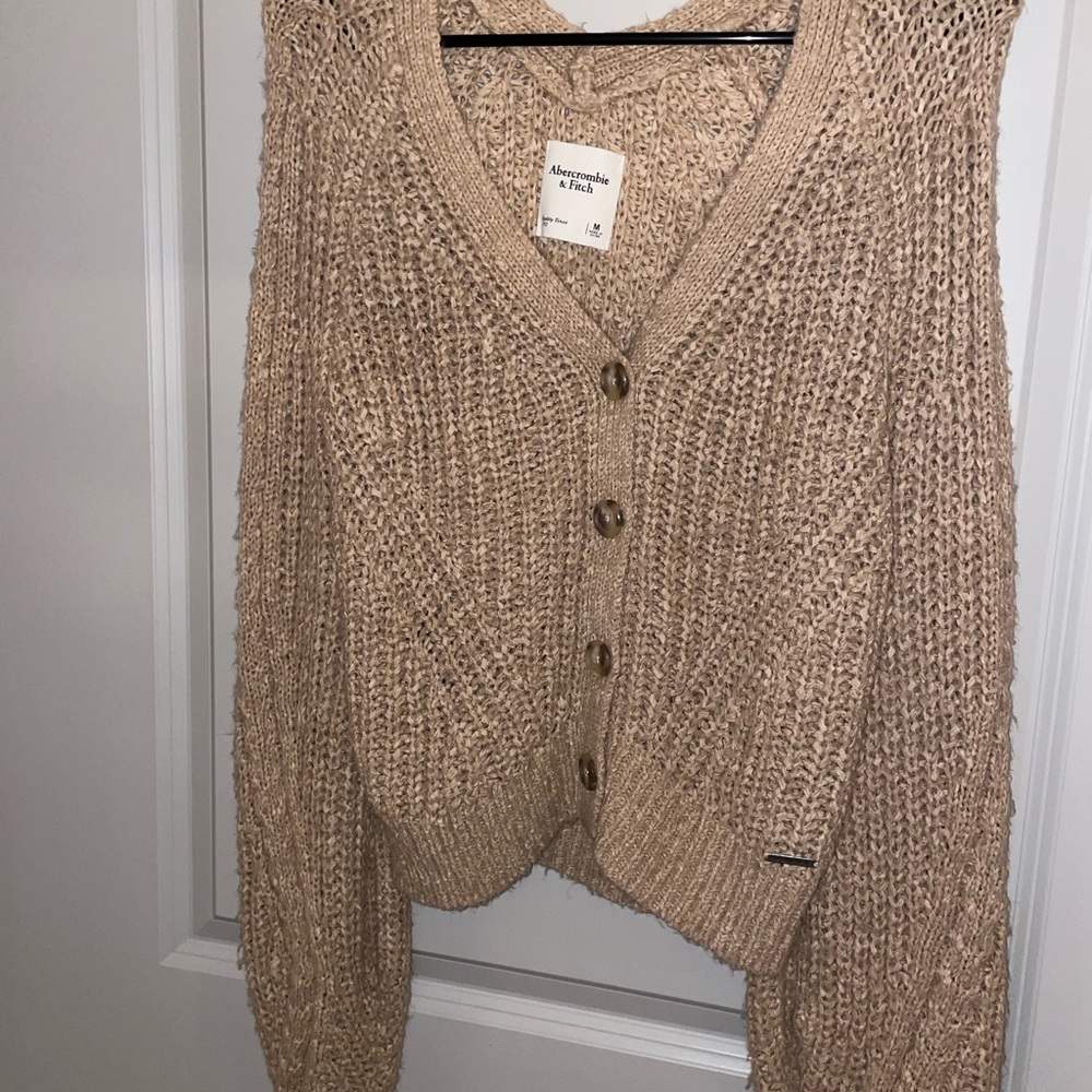 Abercrombie & Fitch Women's Beige Cardigan